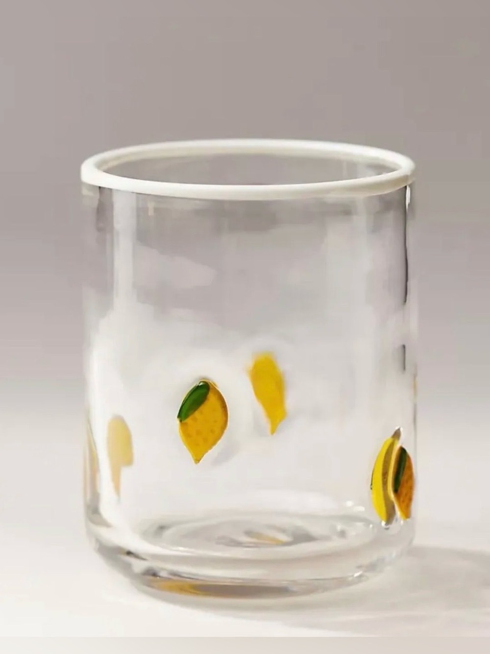 Anthropologie Icon Juice Glass, Corn NIB